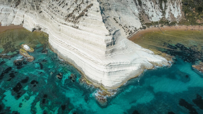 Scala dei Turchi foto con drone