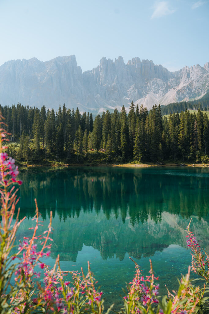 Lago carezza dolomiti prima volta