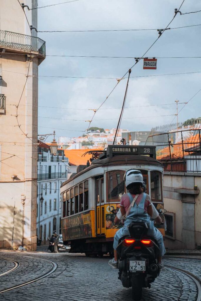 Tram a Lisbona